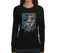 the Fan Tee Camiseta de Adulto de Manga Larga de Mujer Dibujos Animados Titan Titan 048 XL