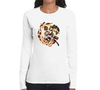 the Fan Tee Camiseta de Adulto de Manga Larga de Mujer Dibujos Animados Titan Titan 051 L