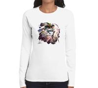 the Fan Tee Camiseta de Adulto de Manga Larga de Mujer Dibujos Animados Titan Titan 053 XL