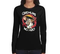the Fan Tee Camiseta de Adulto de Manga Larga de Mujer Peliculas Gremlins Gizmo 016 S