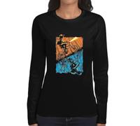 the Fan Tee Camiseta de Adulto de Manga Larga de Mujer Series Stranger Desde Hawkins con Rareza 205 XXL