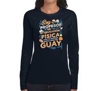 the Fan Tee Camiseta de Adulto de Manga Larga de Mujer Trabajos Profesor Corazón de Maestra, Alma de Maestro Educación y Profesión enseñanza, Aprendizaje 009 L