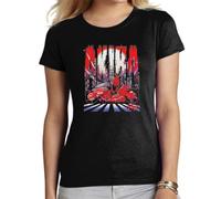 the Fan Tee Camiseta de Adulto de Mujer Dibujos Animados Akira Animación Japonesa, Poderes Mentales, Rebelión Juvenil 005 3XL