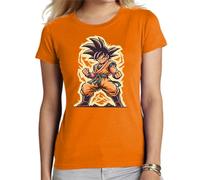 the Fan Tee Camiseta de Adulto de Mujer Dibujos Animados Dragon Bola Ball Anime Manga 825 S