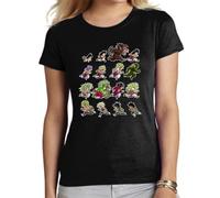 the Fan Tee Camiseta de Adulto de Mujer Dibujos Animados Dragon Bola Ball Anime Manga Goku Vegeta 449 L
