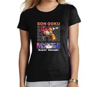 the Fan Tee Camiseta de Adulto de Mujer Dibujos Animados Dragon Bola Ball Anime Manga Goku Vegeta 447 S