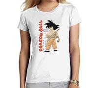 the Fan Tee Camiseta de Adulto de Mujer Dibujos Animados Dragon Bola Ball Anime Manga Goku Vegeta 475 XXL