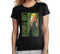 the Fan Tee Camiseta de Adulto de Mujer Dibujos Animados Family El Espía Legendario, La Esposa, La Hija Telépata, El Perro Bond 016 L