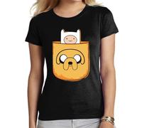 the Fan Tee Camiseta de Adulto de Mujer Dibujos Animados Hora Hora de Aventura 024 XS