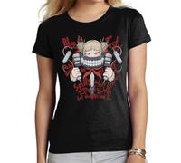 the Fan Tee Camiseta de Adulto de Mujer Dibujos Animados My Hero Academia Deku Plus Ultra Boku no Hero Toga Himiko 016 M