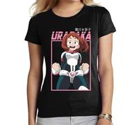 the Fan Tee Camiseta de Adulto de Mujer Dibujos Animados My Hero Academia Deku Plus Ultra Boku no Hero Ochaco Uraraka 018 S