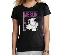 the Fan Tee Camiseta de Adulto de Mujer Dibujos Animados Pecados Capitales La Avaricia,Rey de Las Hadas,Gigante El Orgullo, Misterioso y Emocionalmente,Hechicera 009 3XL