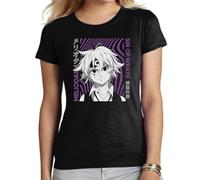 the Fan Tee Camiseta de Adulto de Mujer Dibujos Animados Pecados Capitales La Avaricia,Rey de Las Hadas,Gigante El Orgullo, Misterioso y Emocionalmente,Hechicera 007 XXL