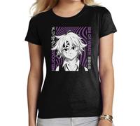 the Fan Tee Camiseta de Adulto de Mujer Dibujos Animados Pecados Capitales La Avaricia,Rey de Las Hadas,Gigante El Orgullo, Misterioso y Emocionalmente,Hechicera 006 3XL