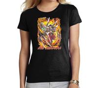 the Fan Tee Camiseta de Adulto de Mujer Dibujos Animados Shaman Chamanes King, Espíritus, Torneo, Rey Chamán 001 XL