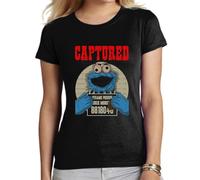 the Fan Tee Camiseta de Adulto de Mujer Divertidas Divertidas diversión,Humor y Estilo Barrio Sesamo/Sesame 413 S