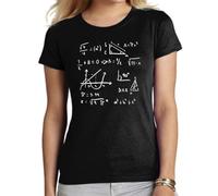 the Fan Tee Camiseta de Adulto de Mujer Educacion Matematicas Lenguaje De Los Números, Problemas, Ecuaciones, Operaciones 002 M