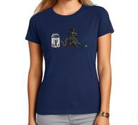 the Fan Tee Camiseta de Adulto de Mujer Peliculas SW SW Star Galaxia Guerra Wars Vader Dark Solo Fuerza 493 M