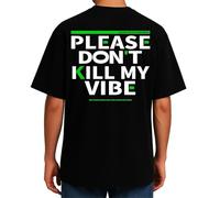 the Fan Tee Camiseta de Adulto Doble Impresion de Hombre Divertidas Frases Regalo Divertido Palabras, Actitud, Verdades, Textos, Mensajes Que marcan, Sin filtros 030 L