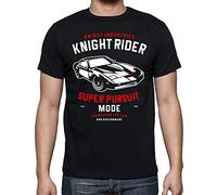 the Fan Tee Camiseta de Hombre Coche Divertida Retro 80 Coche Fantastico Kit 024 L