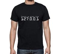 the Fan Tee Camiseta de Hombre Divertidas 127.0.0.1 Sweet Hacker informatica 3XL