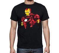 the Fan Tee Camiseta de Hombre Iron Man Los Vengadores Hulk Stark Industries 002 M