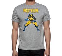 the Fan Tee Camiseta de Hombre Lobezno X-Man Patrulla X Wolverine M