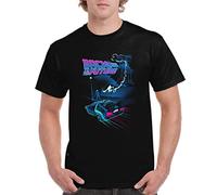 the Fan Tee Camiseta de Hombre Peliculas Retro 80 Futuro Marty Doc Delorean 025 5XL
