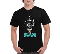 the Fan Tee Camiseta de Hombre SW Star Galaxia Guerra Wars Vader Dark Solo Fuerza Helado Oscuro 035 XXL