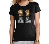 the Fan Tee Camiseta de Mujer Eleven D&D Friends Don´t Lie Letras 155 S