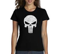the Fan Tee Camiseta de Mujer Punisher Castigador Comic 003 S