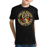 the Fan Tee Camiseta de NIÑOS NIÑAS Karate Serie Cobra Miyagi Do 009 11-12 Años