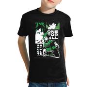 the Fan Tee Camiseta de NIÑOS NIÑAS My Hero Academia Deku Plus Ultra Boku no Hero Anime Manga 012 11-12 Años