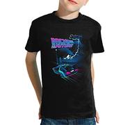 the Fan Tee Camiseta de NIÑOS NIÑAS Peliculas Retro 80 Futuro Marty Doc Delorean 025 9-10 Años