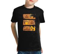 the Fan Tee Camiseta Infantil de Niño Dibujos Animados Death Note Juego psicológico,Poder del Cuaderno, la Justicia y la Mente Estratégica 003 4 años
