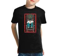 the Fan Tee Camiseta Infantil de Niño Dibujos Animados Death Note Juego psicológico,Poder del Cuaderno, la Justicia y la Mente Estratégica 004 8 años