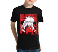 the Fan Tee Camiseta Infantil de Niño Niña Dibujos Animados Anime Divertido Universo, Vibras de Manga, Mundo Otaku, Japan Fan Kanji, Inuyasha, Kagome 007 8 años