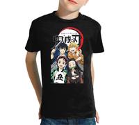 the Fan Tee Camiseta Infantil de Niño Niña Dibujos Animados Demon Cazadores de Demonios, técnicas de respiración, Silencio del Agua, Danza del Dios del Fuego 020 12 años