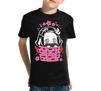 the Fan Tee Camiseta Infantil de Niño Niña Dibujos Animados Demon Cazadores de Demonios, técnicas de respiración, Silencio del Agua, Danza del Dios del Fuego 009 12 años
