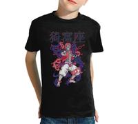 the Fan Tee Camiseta Infantil de Niño Niña Dibujos Animados Demon Cazadores de Demonios, técnicas de respiración, Silencio del Agua, Danza del Dios del Fuego 006 8 años