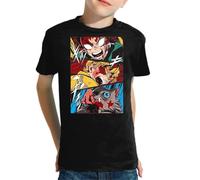 the Fan Tee Camiseta Infantil de Niño Niña Dibujos Animados Demon Cazadores de Demonios, técnicas de respiración, Silencio del Agua, Danza del Dios del Fuego 023 10 años