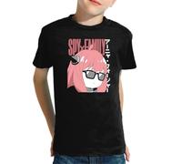 the Fan Tee Camiseta Infantil de Niño Niña Dibujos Animados Family El Espía Legendario, La Esposa, La Hija Telépata, El Perro Bond 007 12 años