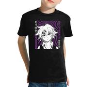 the Fan Tee Camiseta Infantil de Niño Niña Dibujos Animados Pecados Capitales La Avaricia,Rey de Las Hadas,Gigante El Orgullo, Misterioso y Emocionalmente,Hechicera 007 12 años