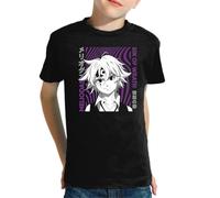 the Fan Tee Camiseta Infantil de Niño Niña Dibujos Animados Pecados Capitales La Avaricia,Rey de Las Hadas,Gigante El Orgullo, Misterioso y Emocionalmente,Hechicera 006 8 años