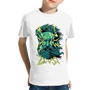 the Fan Tee Camiseta Infantil de Niño Niña Divertidas Dioses Griegos Guardianes de la mitología clásica, Mitos y Leyendas del Olimpo Zeus 008 10 años