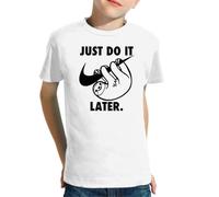 the Fan Tee Camiseta Infantil de Niño Niña Divertidas Divertidas diversión,Humor y Estilo Hazlo más Tarde 417 8 años