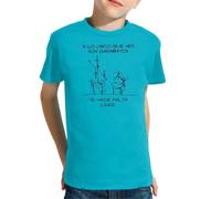 the Fan Tee Camiseta Infantil de Niño Niña Divertidas Frases Regalo Divertido Palabras, Actitud, Verdades, Textos, Mensajes Que marcan, Sin filtros Don Quijote y Sancho Panza 011 12 años