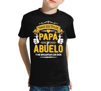 the Fan Tee Camiseta Infantil de Niño Niña Fechas Especiales Dia del Padre Eres Nuestro Ejemplo Papá, Nuestro superhéroe sin Capa 045 6 años