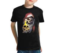 the Fan Tee Camiseta Infantil de Niño Niña Skull Skull Calavera: Fuerza, Misterio y Rebeldía Estilo Oscuro y Poderoso, Arte, Moda.. 051 8 años