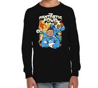 the Fan Tee Camiseta Infantil Manga Larga de Niño Niña Comic Fantastico los 4 héroes de la Ciencia y la Aventura 003 7 años